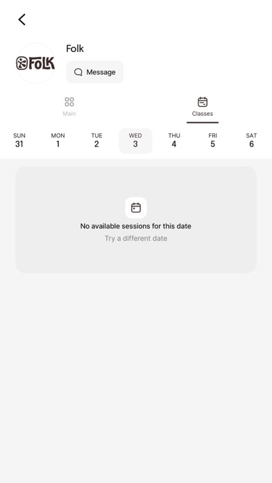 The Folk App Screenshot