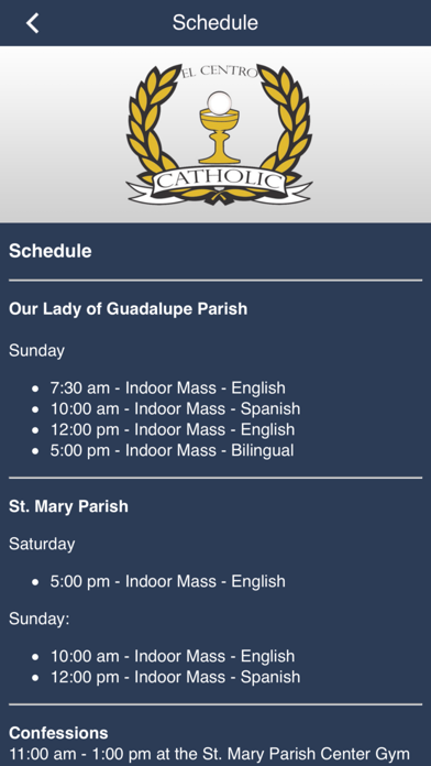 El Centro Catholic - CA Screenshot