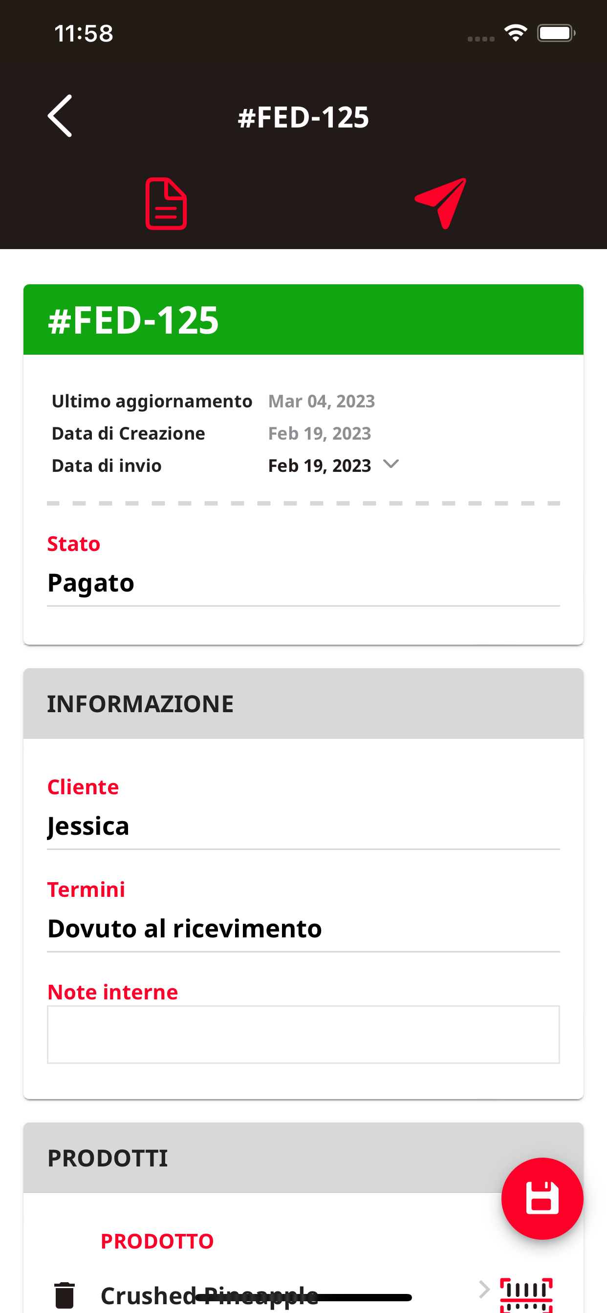 Generatore di Fatture - Janus