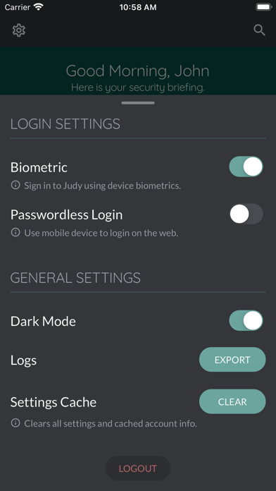 Judy Mobile Screenshot
