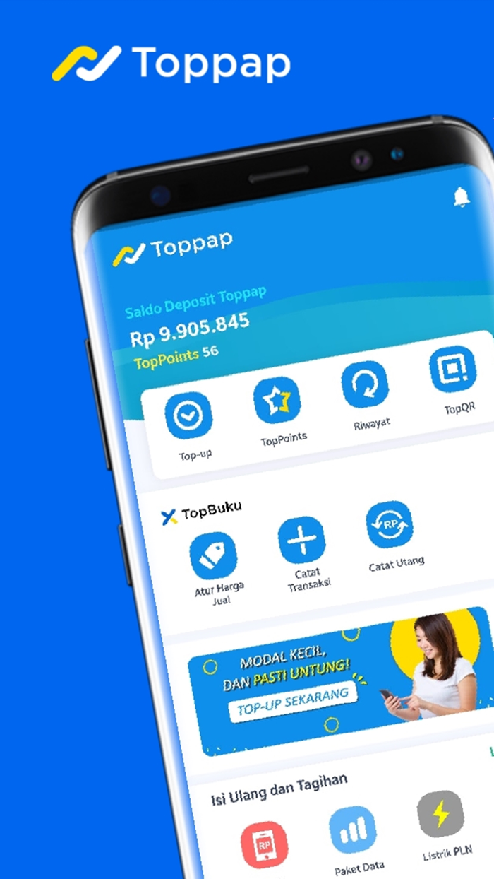 Toppap Pulsa PPOB and Catatan