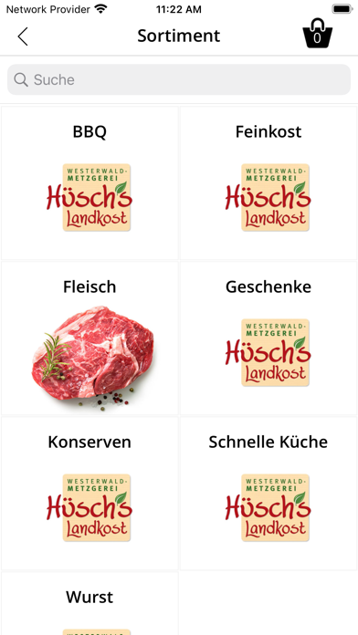 Metzgerei Hüsch Screenshot