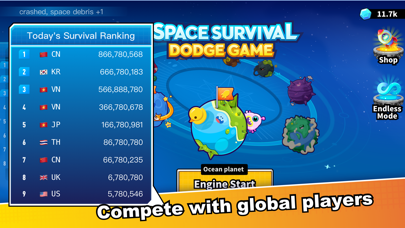 Space Survival - Dodge Game Screenshot