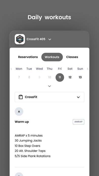 CrossFit 405 Screenshot