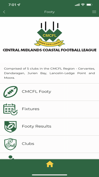 Nutrien Sport CMCFL Screenshot