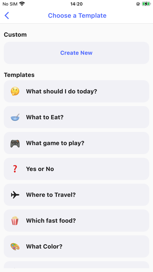 #5. Random Decision! (iOS) Podle: Quang Tri Mai Nguyen