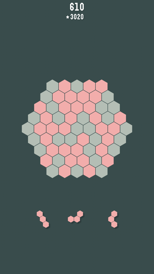 Hexris Puzzle - Hexagon Place (iOS) Bởi: Antti Heinonen