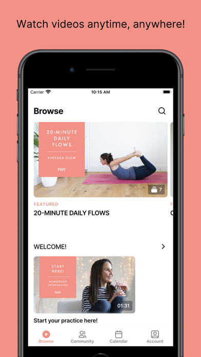 Felicity Wood Yoga Screenshot