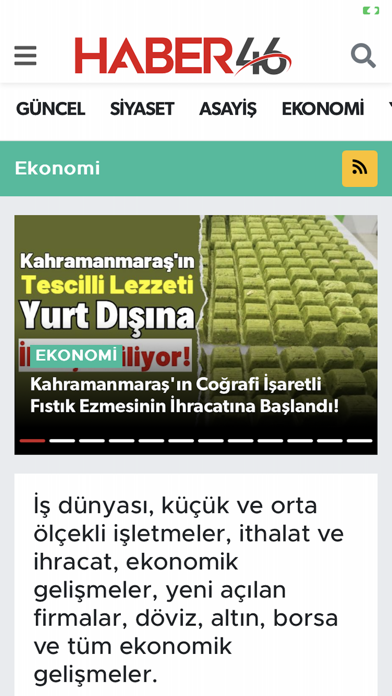 Haber46.com Screenshot