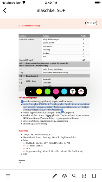 Notaufnahme-App Screenshot