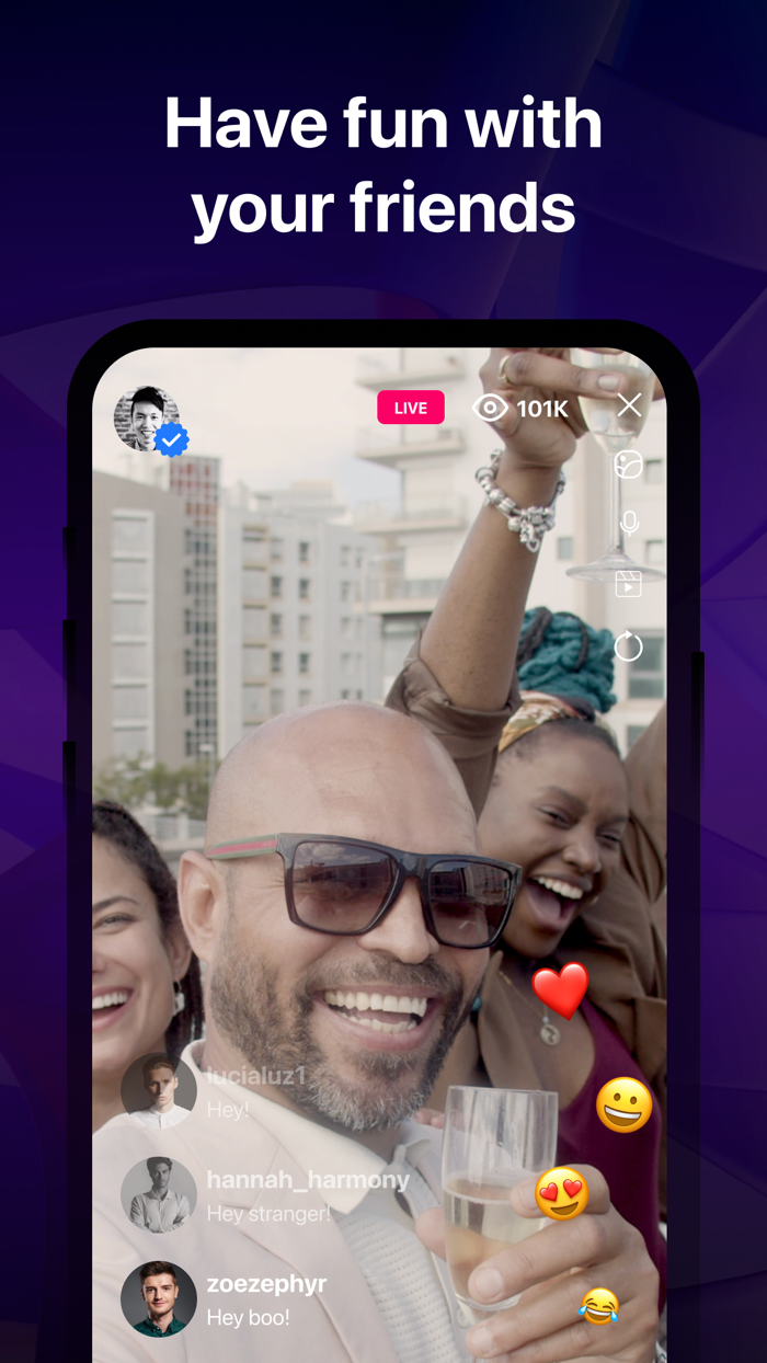 Live Stream－Hype Simulator App