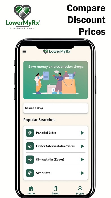 LowerMyRx: Rx Discount Search Screenshot