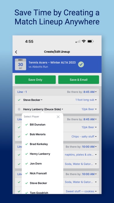 MatchTime Sports Screenshot