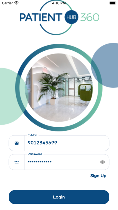 Patient Hub 360 - Patient Screenshot