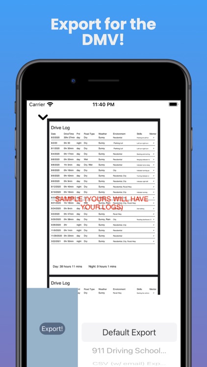 Quick Log - Student Driver Log screenshot-5
