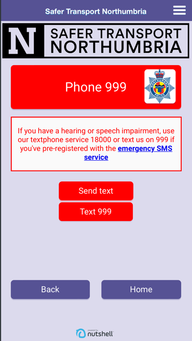 Safer Transport Northumbria Screenshot