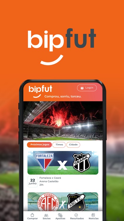 BipFut-Ingressos para Futebol