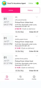 FoodSquare - Delivery Person screenshot #1 for iPhone