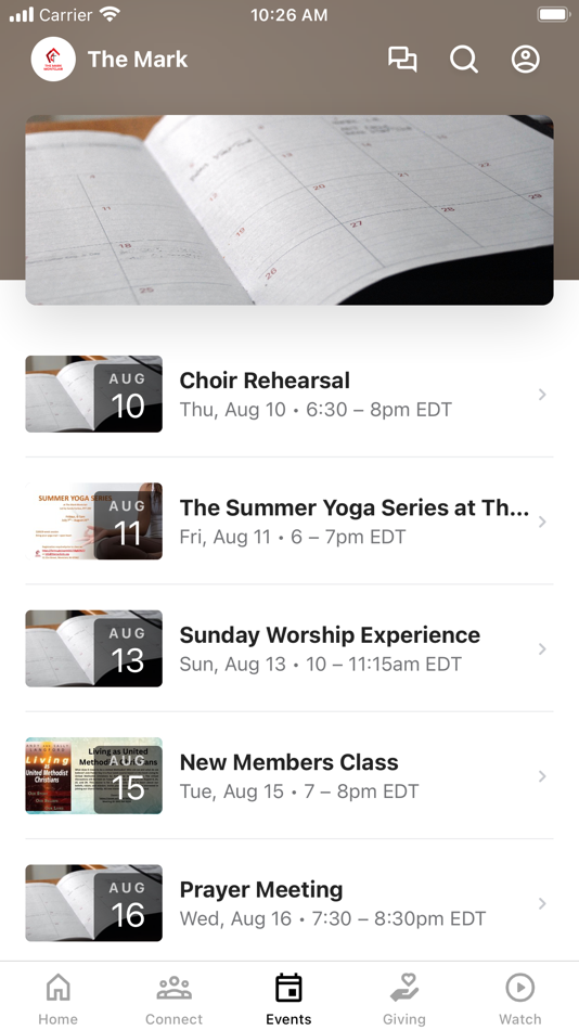 #3. The Mark Montclair (iOS) 由: St. Mark's United Methodist Church (NJ)