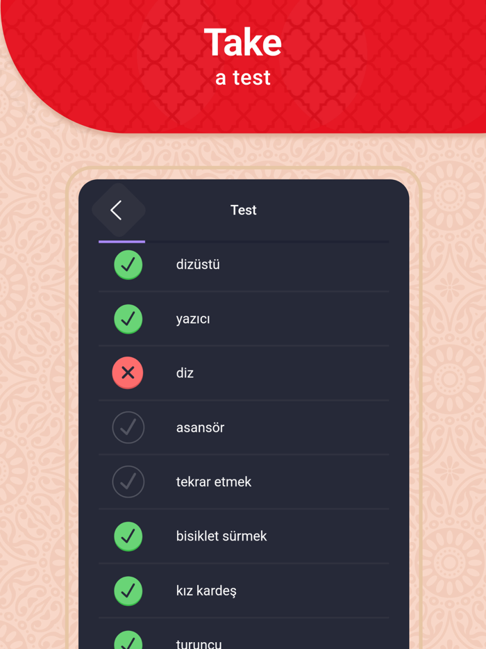 Learn Turkish Words by Levels