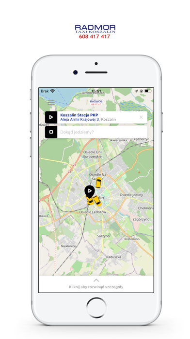 Radmor Taxi Koszalin Screenshot