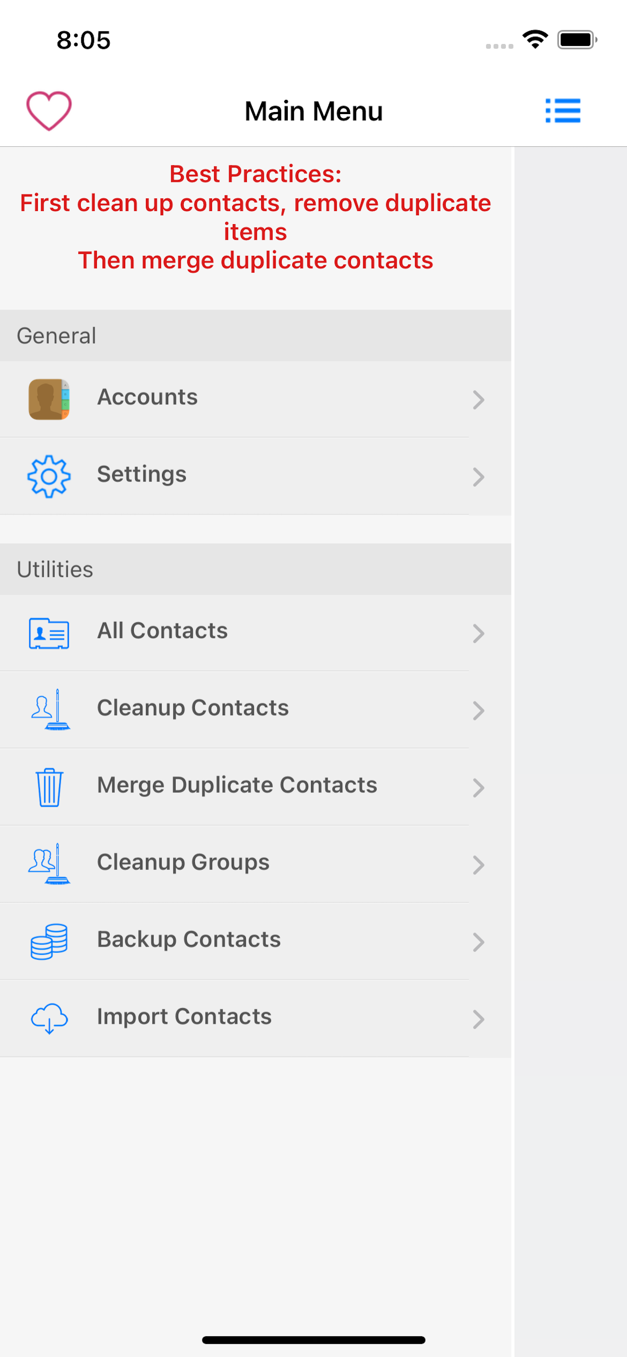 Clean,Merge Duplicate Contacts