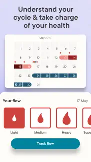 clue period tracker & calendar iphone screenshot 2