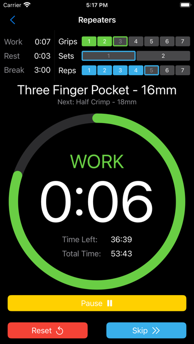 CountDown - Hangboard Timer Screenshot