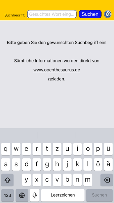 Thesaurus-Deutsch Screenshot