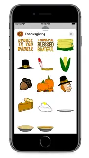 thanksgiving fun stickers iphone screenshot 3