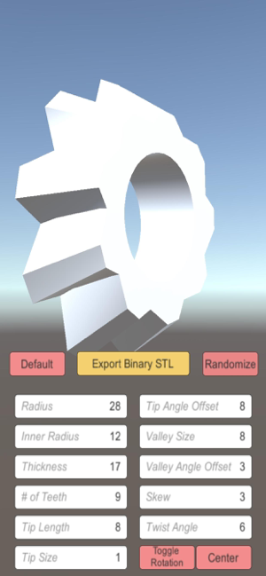 ‎Gear Creator Pro Screenshot