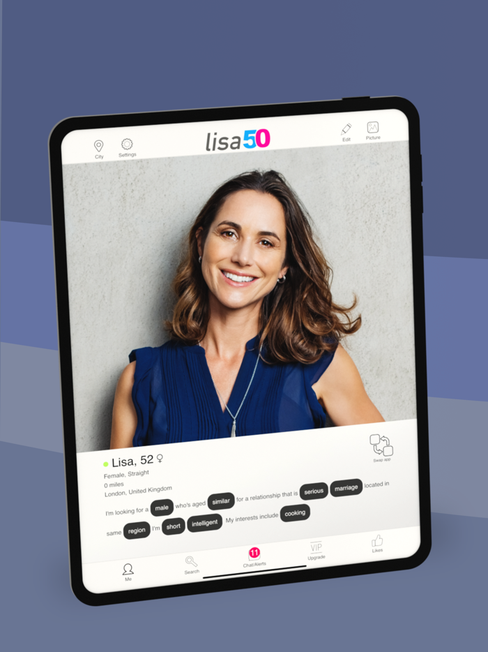 Lisa50 - Over 50 Dating App