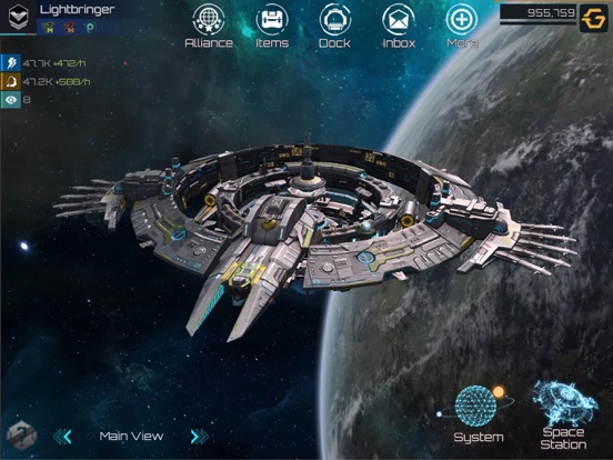 Nova Empire: Space Wars MMO iPad app afbeelding 5