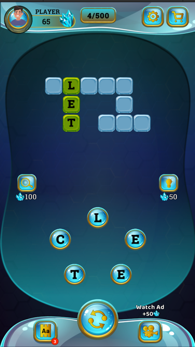 Word Hunter - Crossword Puzzle Screenshot