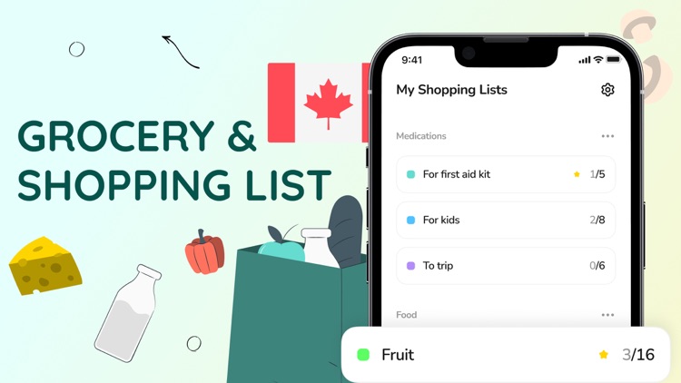 Grocery list - Shopping list by ONLAIN BIG DATA, TOV