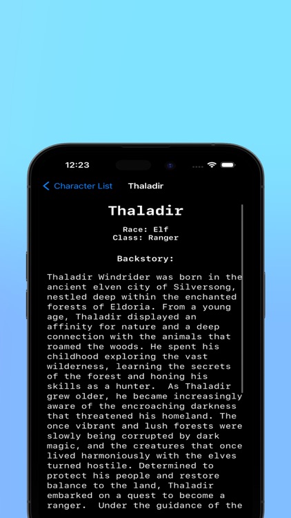 Dungeon Character Roller AI screenshot-4