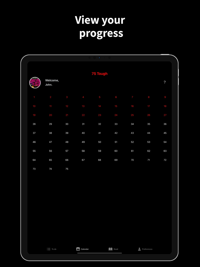 75 Tough - The Challange