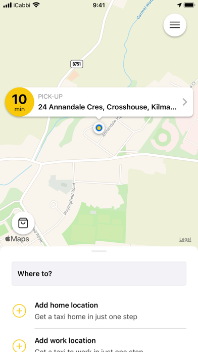 Thistle Cabs Kilmarnock Screenshot