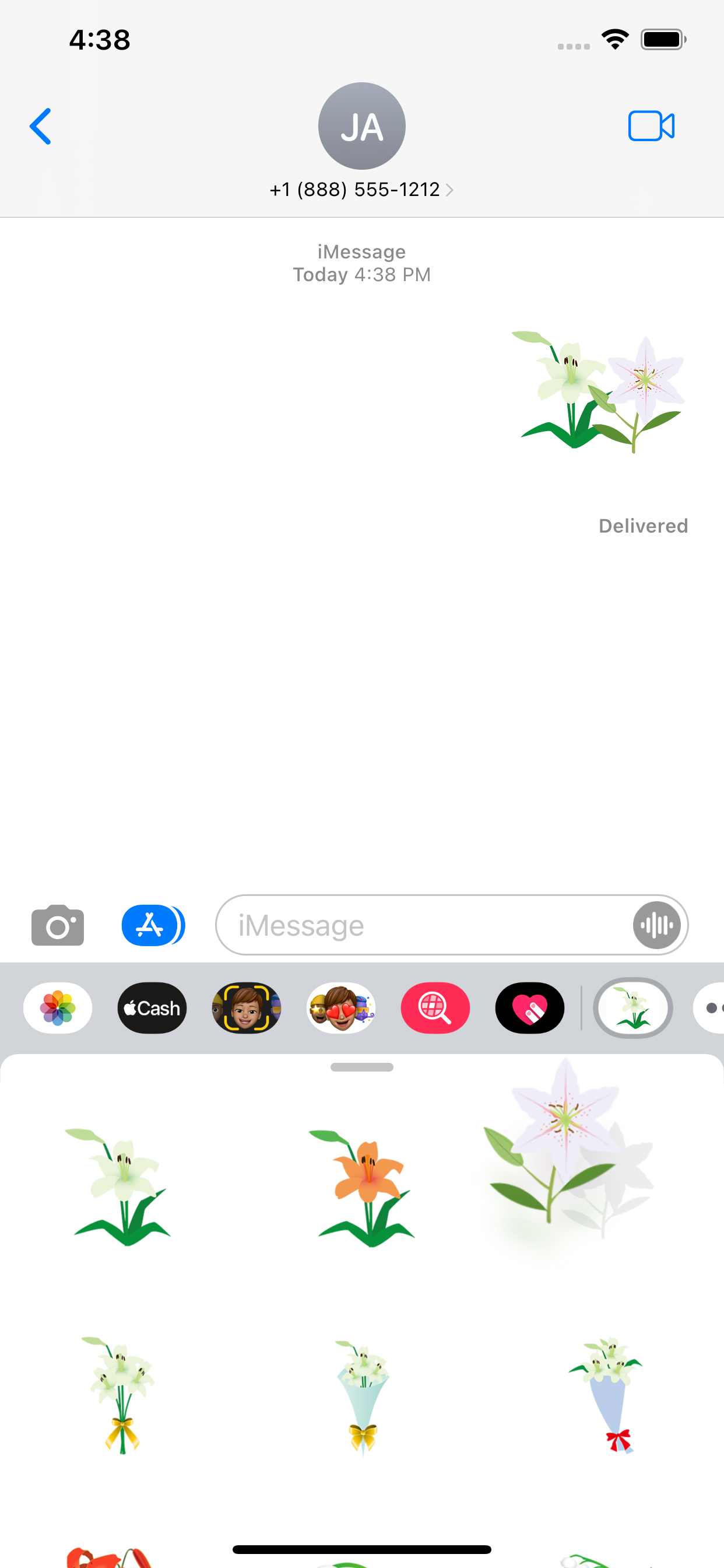 Sticker lily