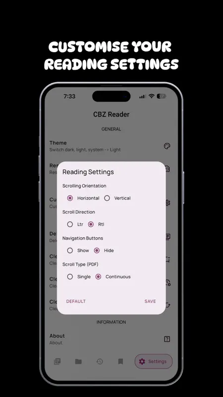 Cbz Reader screenshot 7 of 10