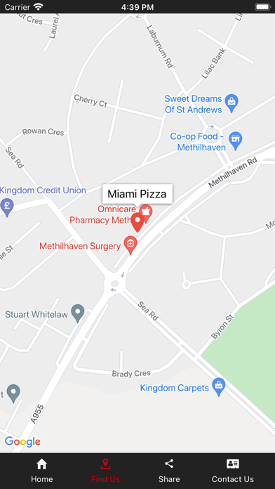 Miami Pizza Parlour Leven Screenshot