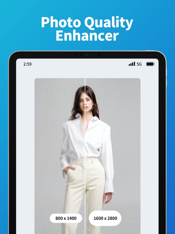 VogueShot: AI Fashion Studio iPad screenshot 5 - Photo & Video app