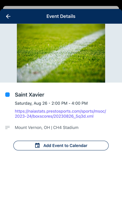 MVNU Athletics Screenshot