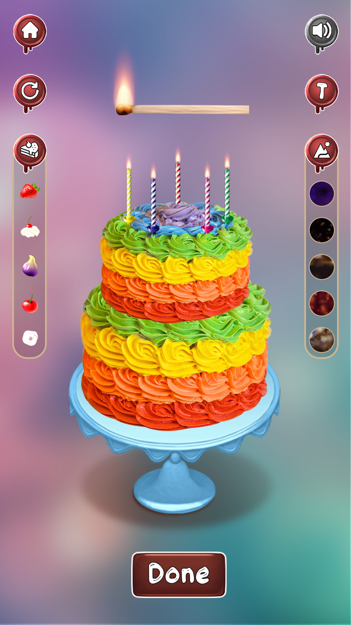 DIY Birthday Cake Making Game