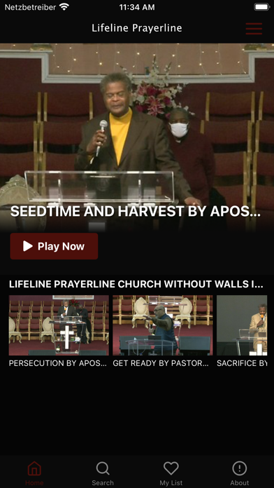 Lifeline Prayerline Ministry Screenshot