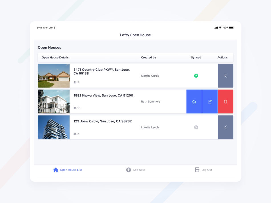 #1. Lofty Open House (iOS) โดย: Lofty Inc.