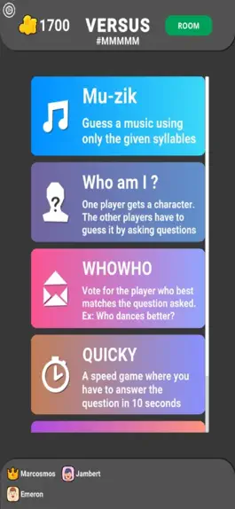 Game screenshot Versus Online - Party Games mod apk