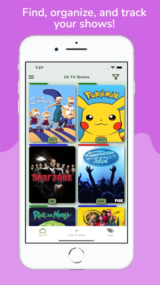 #1. The TV Tracker (iOS) 由: Mark Mccoid