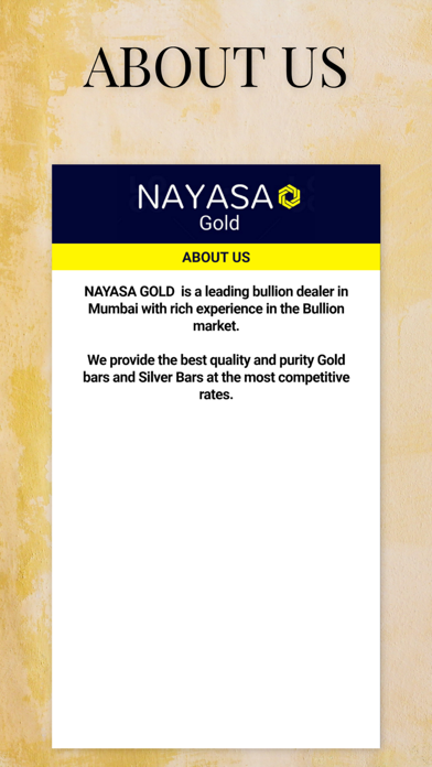 NAYASA GOLD Screenshot