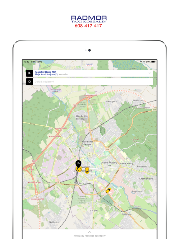 Screenshot #6 pour Radmor Taxi Koszalin